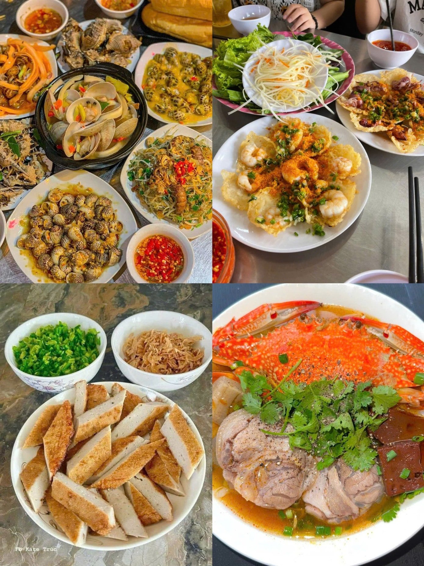 V restauraci Phuoc Hai jsou atraktivně vystaveny čerstvé mořské plody.