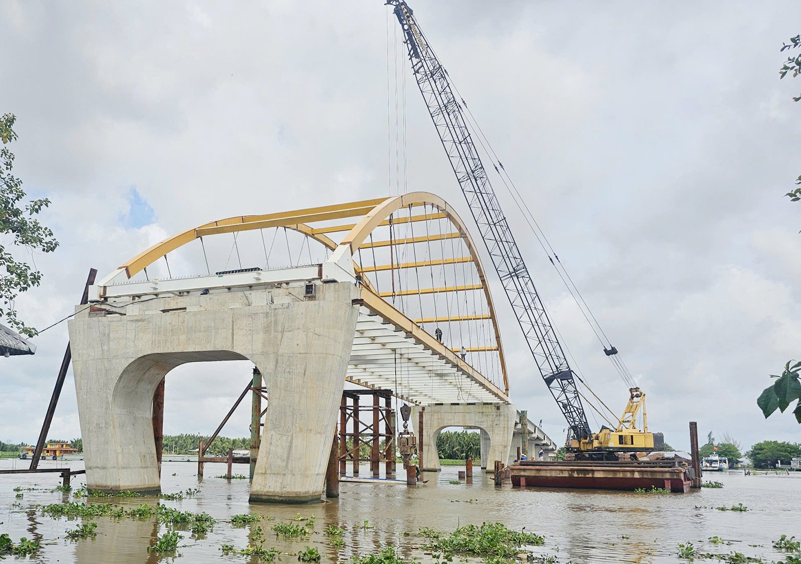 117 canteiros de obras do projeto rodoviário Ho Chi Minh, seções Rach Soi - Ben Nhut, Go Quao - Vinh Thuan