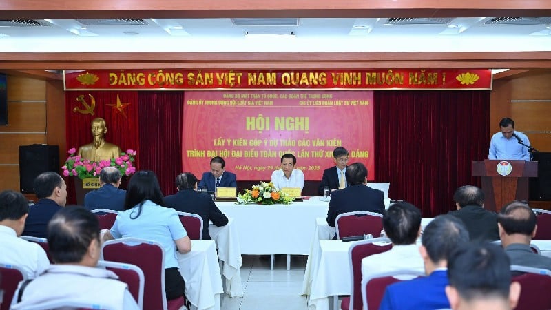 Utsikt fra konferansen som ble holdt i Vietnams advokatforening. (Foto: PHAN LINH)