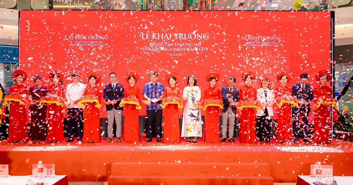 Khai trương trung tâm thương mại Vincom Mega Ocean City