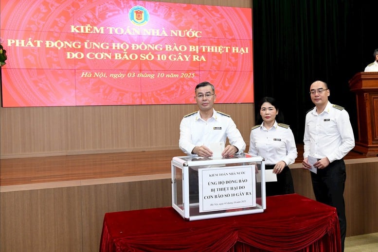  Cán bộ, CCVC, lao động ngành Tài chính, Kiểm toán ủng hộ đồng bào vùng bão lũ- Ảnh 2.