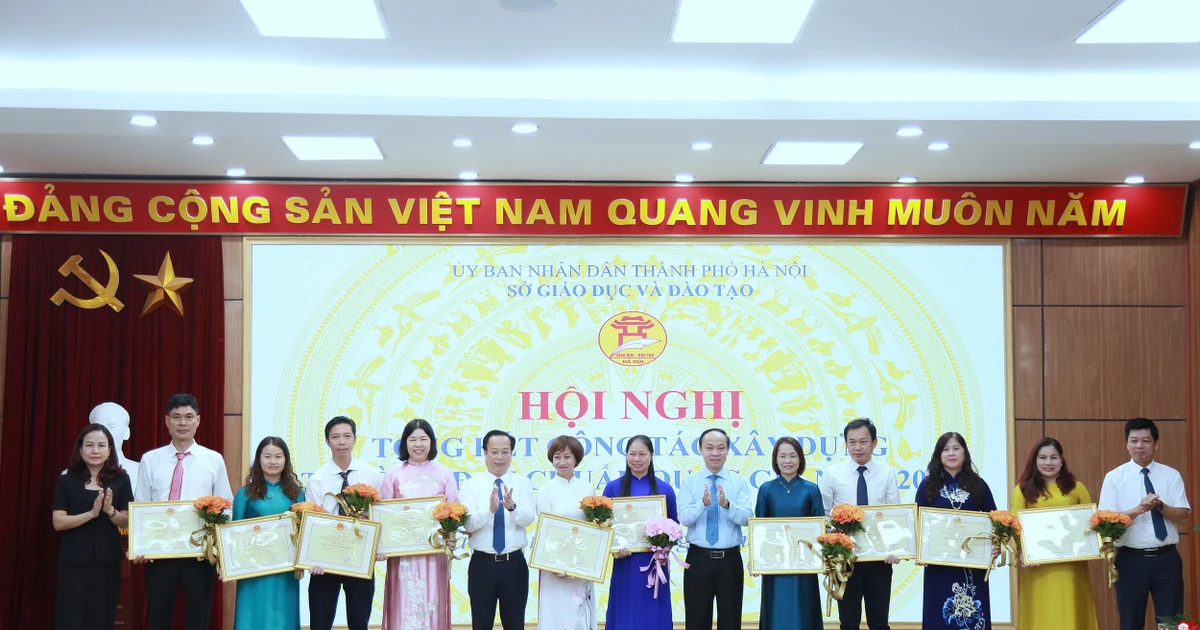 Tỷ lệ trường công lập đạt chuẩn quốc gia năm 2025 tại Hà Nội đạt 80,6%