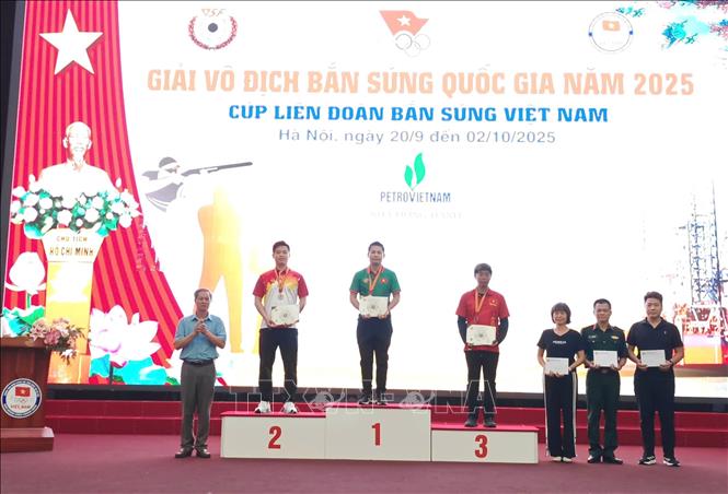 Hà Nội giành vị trí Nhất toàn đoàn tại Giải Vô địch Bắn súng quốc gia năm 2025 - Ảnh 2.
