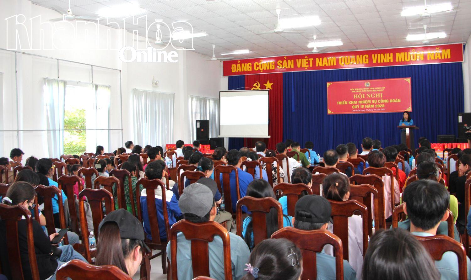 Scene at the conference.