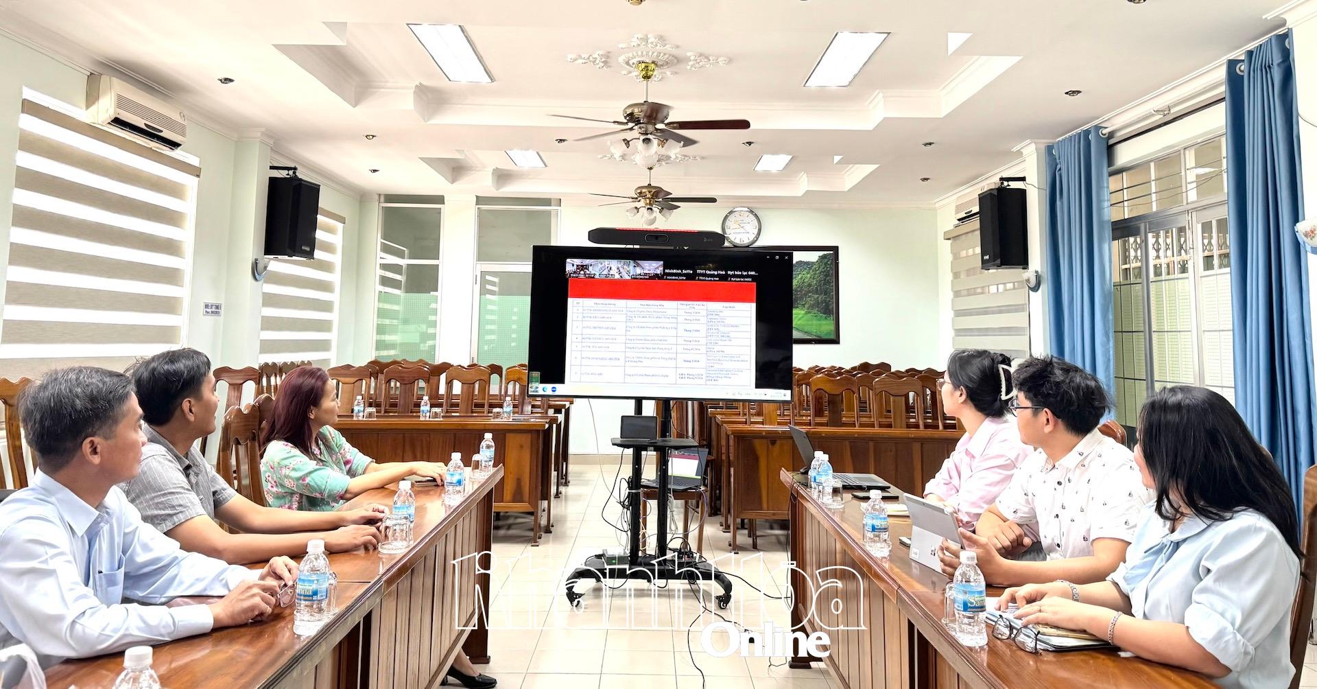ស្ពានអនឡាញនៅមន្ទីរសុខាភិបាលខេត្ត Khanh Hoa