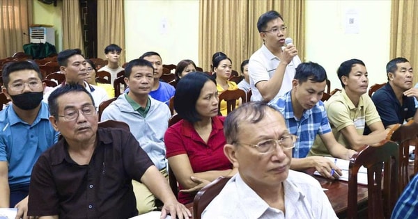 Xã Thường Tín lấy ý kiến các hộ dân về đồ án quy hoạch xây dụng khu tái định cư Nhị Khê