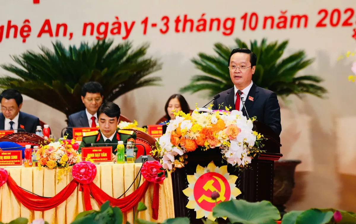 Bế mạc Đại hội đại biểu tỉnh Nghệ An lần thứ XX - Ảnh 2.