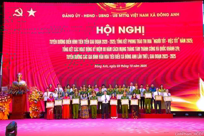 Xã Đông Anh tuyên dương nhiều điển hình tiên tiến giai đoạn 2020 - 2025- Ảnh 8.