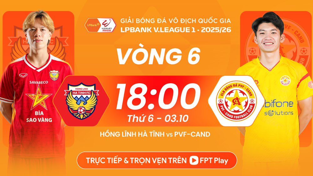 មតិលើការប្រកួត Ha Tinh vs PVF-CAND, 6:00 p.m. ថ្ងៃទី 3 ខែតុលា: ដំណើរកម្សាន្តដោយព្យុះ - រូបថត 1
