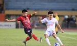 Quang Hai បានស៊ុតបញ្ចូលទីក្នុងជ័យជម្នះ 3-1 របស់ CAHN លើក្រុម The Cong Viettel (រូបថតដោយ Minh Tu)