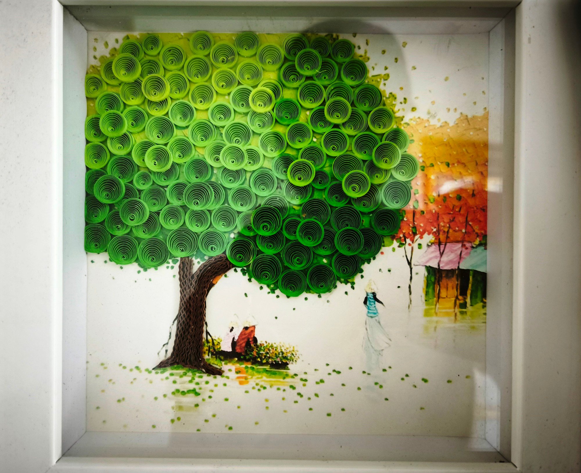 Tranh giấy xoắn của 'cô gái tí hon'- Ảnh 6.