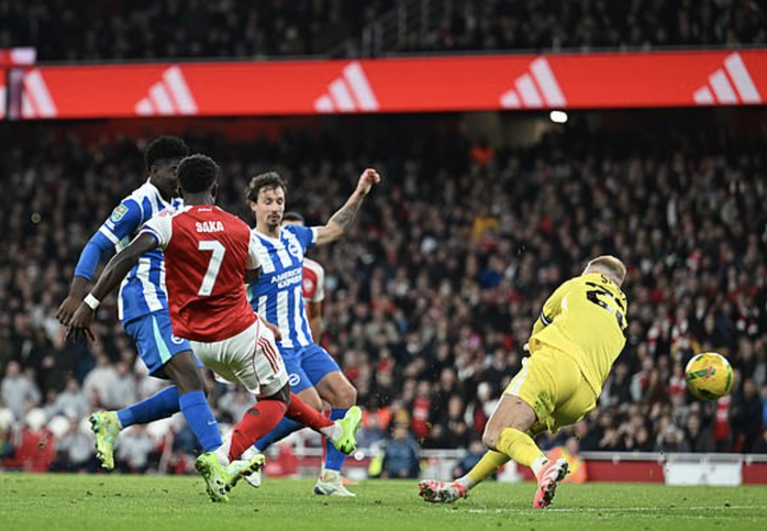 Arsenal và Chelsea vào tứ kết League Cup, Tottenham bị loại - Ảnh 2.