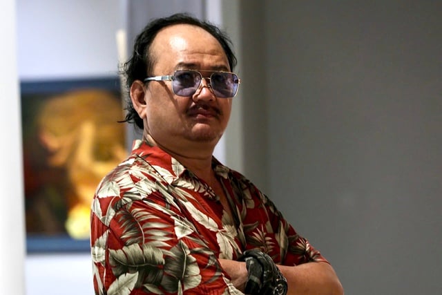 Họa sĩ Hoàng Võ và Đức Giang 'đối thoại' bằng cảm xúc và chiêm nghiệm- Ảnh 4.