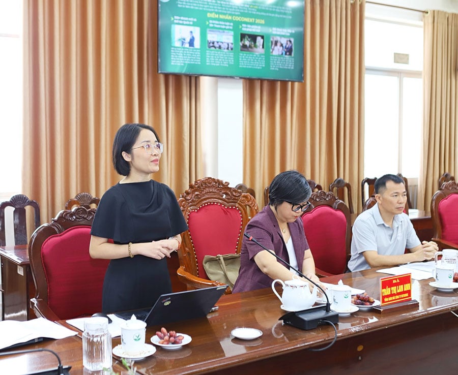 En representant för Betrimex presenterade planen för den internationella konferensen om kokosnötsindustrin – Coconext 2026.