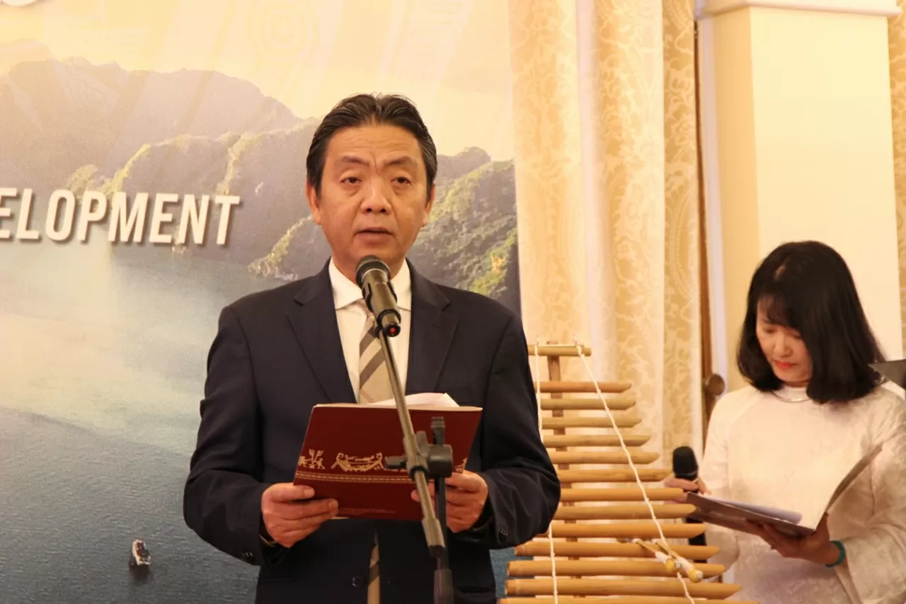 Výstava vietnamského kulturního dědictví - Ochrana a rozvoj: Vietnamský dech v srdci Evropy Triển lãm Di sản văn hóa Việt Nam - Bảo tồn và phát triển: Hơi thở Việt giữa lòng châu Âu