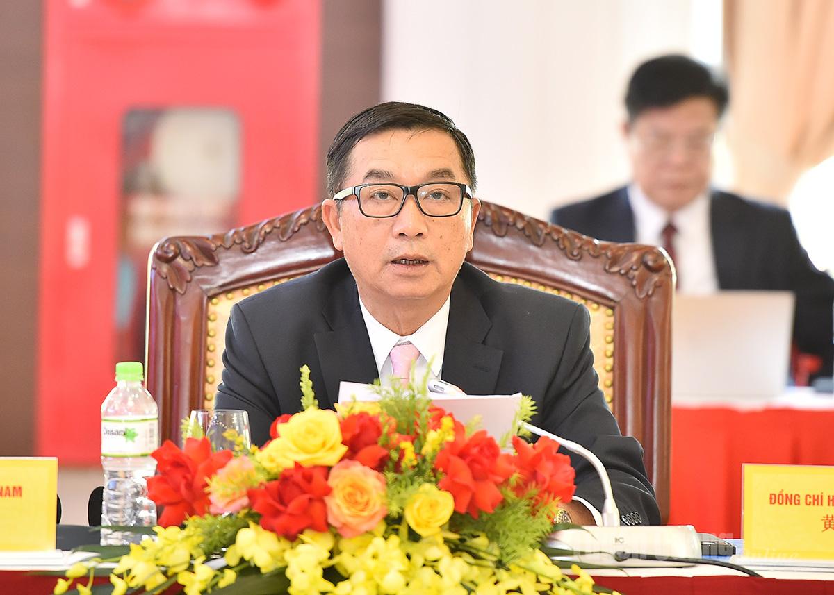 តំណាងក្រសួងការបរទេសថ្លែងក្នុងសន្និសីទ។