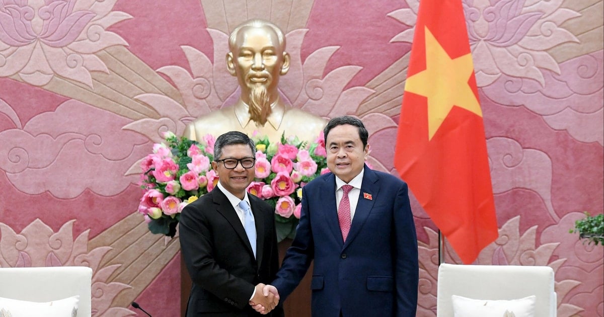 Chủ tịch Quốc hội Trần Thanh Mẫn tiếp Đại sứ Indonesia tại Việt Nam
