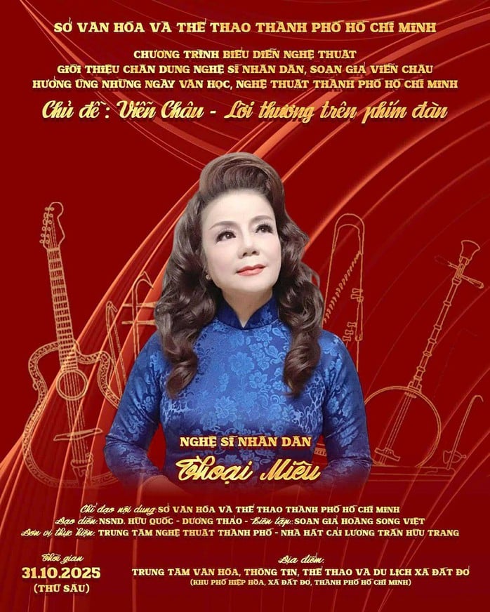 Tối mai (31-10), Lệ Thủy, Minh Vương phục vụ miễn phí trong đêm nghệ thuật