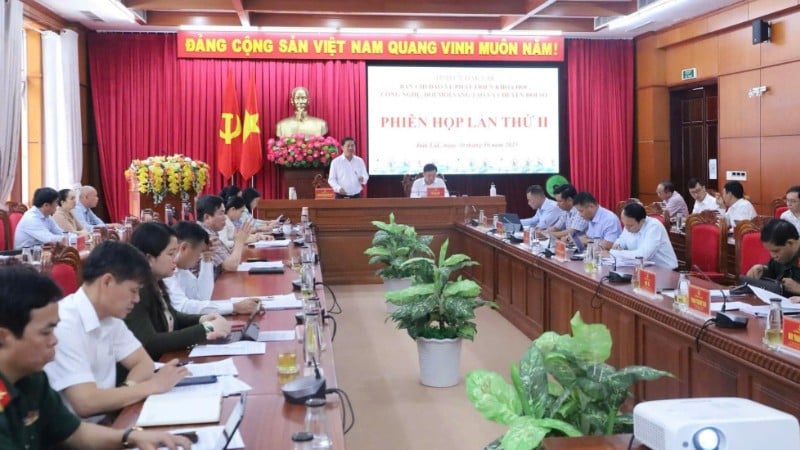 Blick auf das Treffen.