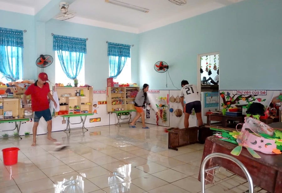 ບາງໂຮງຮຽນອະນຸບານໄດ້ຖືກອະນາໄມໃນເບື້ອງຕົ້ນ. z7166564402676-96d4b6c5203f26738cfe3eab9cbfe108.jpg