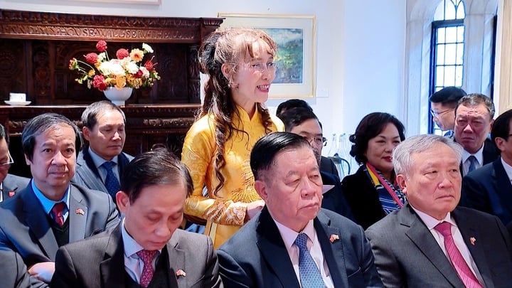 Na akci promluvil Dr. Nguyen Thi Phuong Thao.