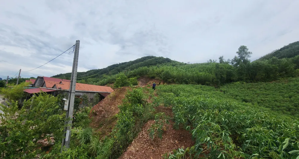 Skred i Air Defense Hill-området