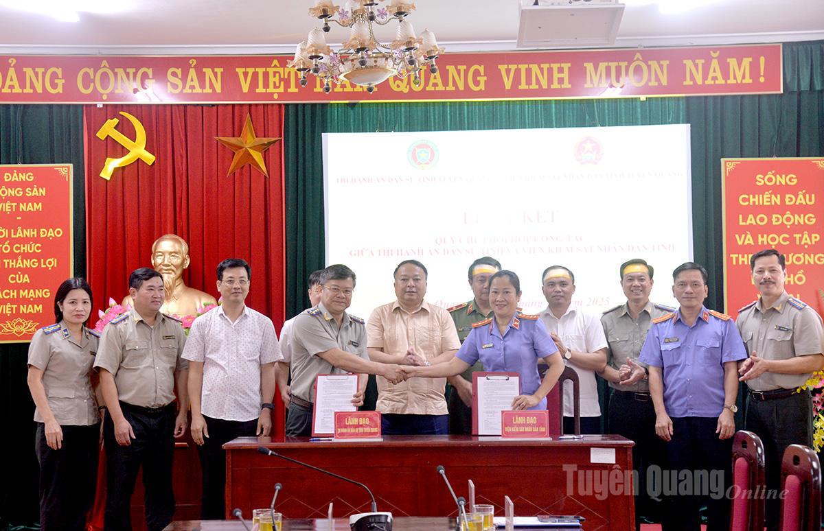 Керівники провінційного THADS та провінційної народної прокуратури підписали координаційну хартію.