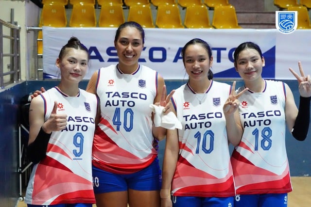 Semifinallagen i den nationella volleybollturneringen i A-klass utses: Full av talang - Foto 1. Xác định các đội bán kết giải bóng chuyền hạng A toàn quốc: Đủ mặt anh tài- Ảnh 1.