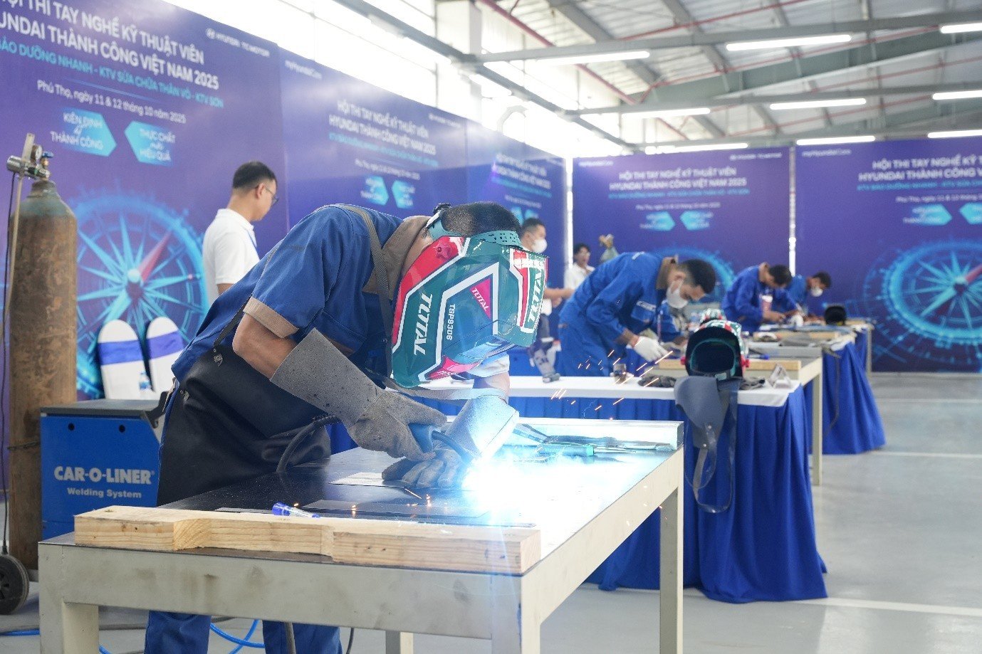 Hội thi tay nghề kỹ thuật viên Hyundai Thành Công Việt Nam 2025 – Kiên định và thực chất là nền tảng cho hiệu quả và thành công