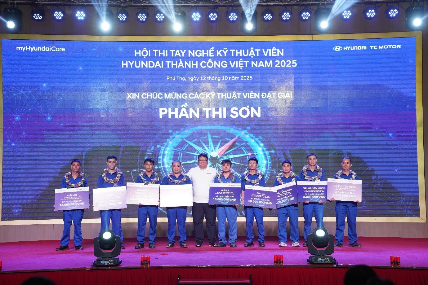 Hội thi tay nghề kỹ thuật viên Hyundai Thành Công Việt Nam 2025 – Kiên định và thực chất là nền tảng cho hiệu quả và thành công