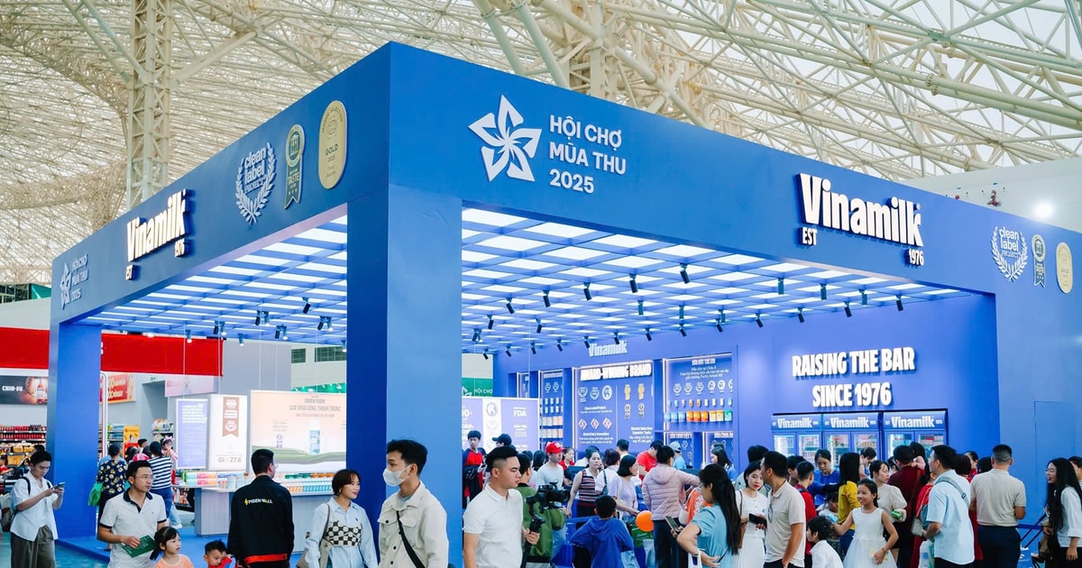 Nhiều sản phẩm mới, đột phá của Vinamilk phục vụ người tiêu dùng tại Hội chợ mùa Thu 2025