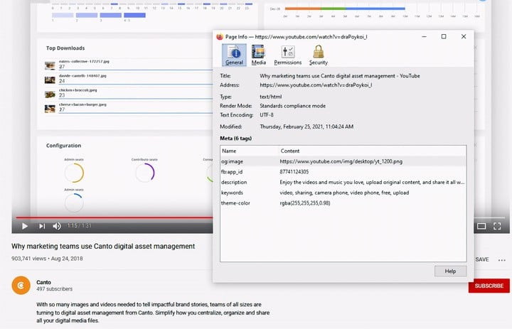 ຜູ້ໃຊ້ສາມາດກວດເບິ່ງ metadata ເພື່ອເບິ່ງວ່າວິດີໂອແມ່ນມາຈາກ AI. (ທີ່ມາ: Canto) op-6.png