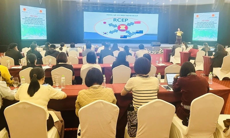 ນຳໃຊ້ສັນຍາ RCEP ຢ່າງມີປະສິດທິຜົນ ເພື່ອເປີດກວ້າງການສົ່ງອອກສິນຄ້າຍຸດທະສາດທ້ອງຖິ່ນ