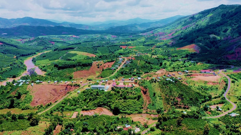 Sudut komune Dak Pxi, wilayah Quang Ngai. (Foto: nhandan.vn)