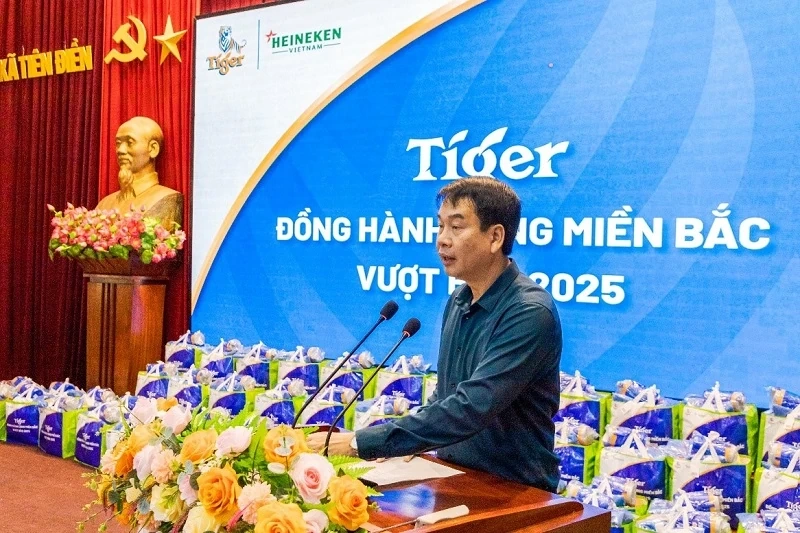 Tygr doprovází lidi při překonávání následků bouří a povodní