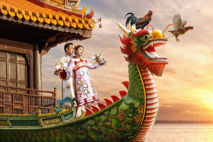 Artis Vietnam dengan teruja memulakan musim Halloween dengan satu siri gambar pakaian yang mengagumkan - Foto 11. Halloween - Ảnh 9.