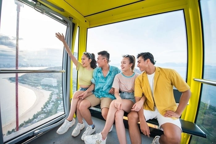 Perjalanan mandiri Nha Trang dengan kereta gantung