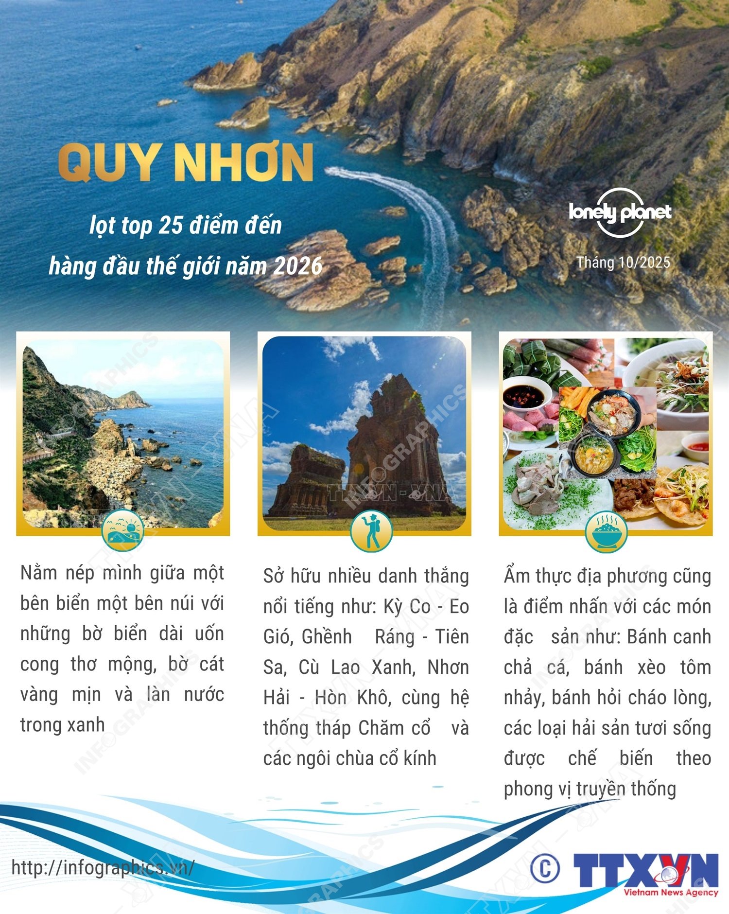 Quy Nhon in the Top 25 world destinations in 2026 Chú thích ảnh