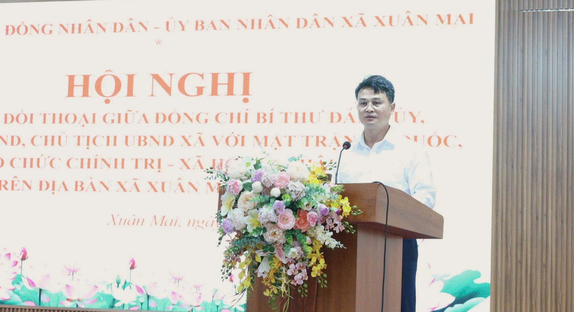 Lãnh đạo xã Xuân Mai đối thoại, lắng nghe ý kiến Nhân dân- Ảnh 1.