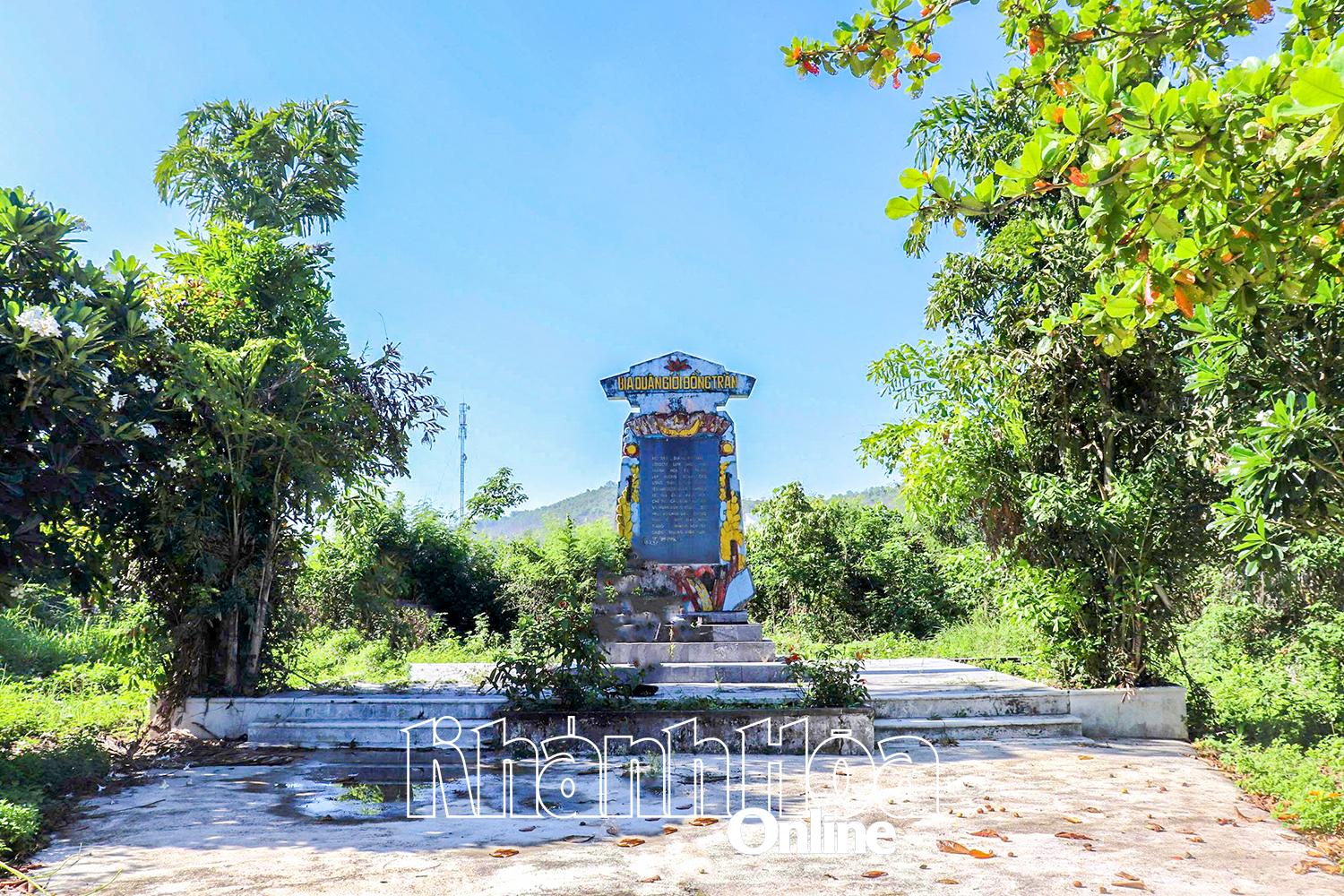 ស្ថានភាពបច្ចុប្បន្ននៃទីតាំងស្តូបអនុស្សាវរីយ៍នៃទីតាំងប្រវត្តិសាស្ត្រនៃ Dong Tran Military Arsenal។