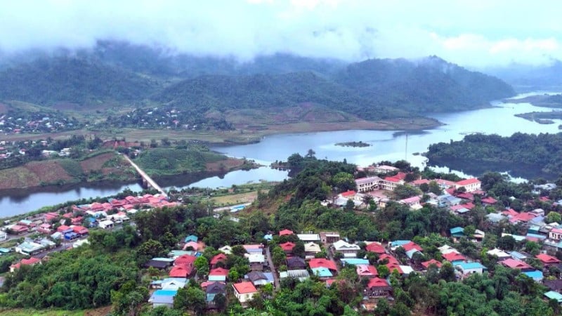 Eine Ecke der Kommune Nam Tam heute.