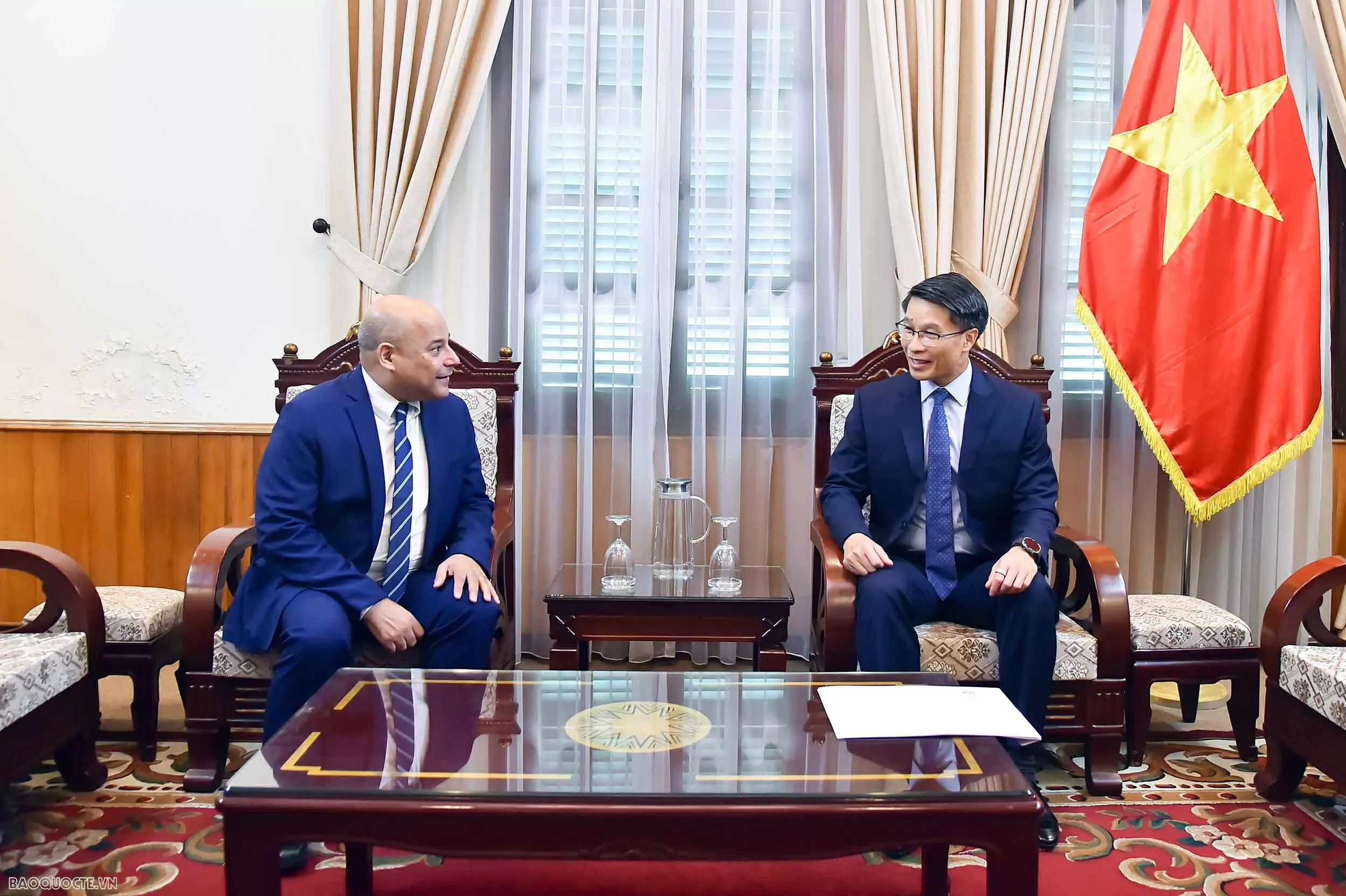 Bộ Ngoại giao tiếp nhận bản sao Thư ủy nhiệm bổ nhiệm Đại sứ Ai Cập tại Việt Nam