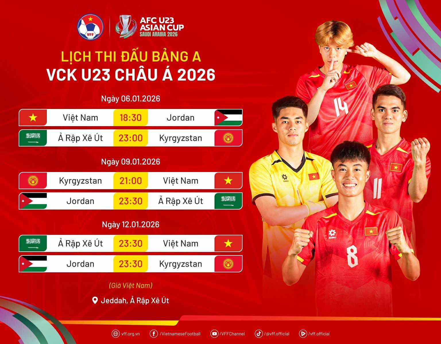 Lịch thi đấu U.23 Việt Nam mới nhất: Đá khung giờ cực ‘lạ’, tại sao VTV không có bản quyền truyền hình? - Ảnh 2.