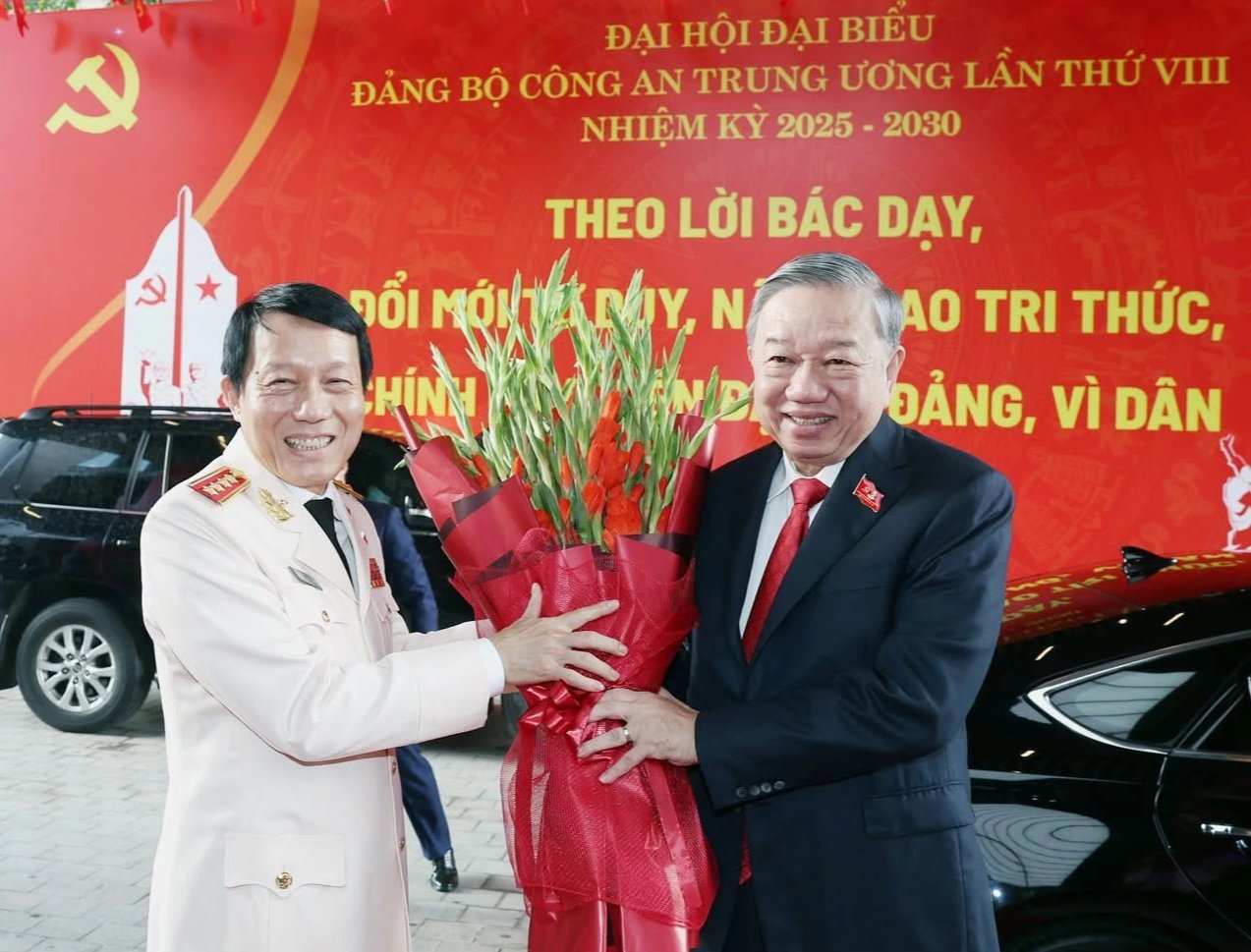Tổng Bí thư Tô Lâm dự Đại hội đại biểu Đảng bộ Công an T.Ư lần VIII - Ảnh 4.