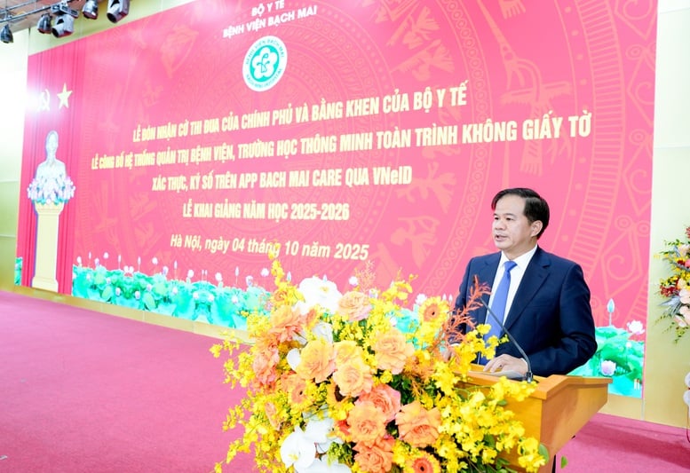 Bệnh viện Bạch Mai chính thức triển khai hệ thống quản trị thông minh toàn trình không giấy tờ; tích hợp VNeID- Ảnh 2.