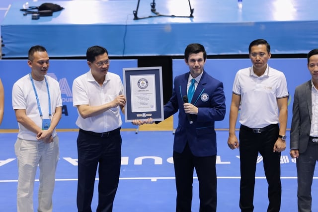 Giải pickleball quốc tế PPA Tour Asia Vietnam Cup lập kỷ lục Guinness thế giới- Ảnh 1.