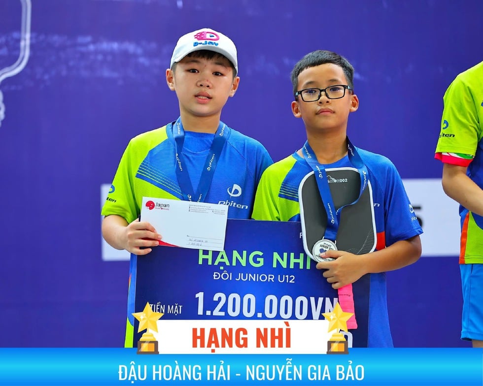 Ươm mầm cho các tài năng nhí ở giải pickleball Phiten Cup 2025- Ảnh 2.