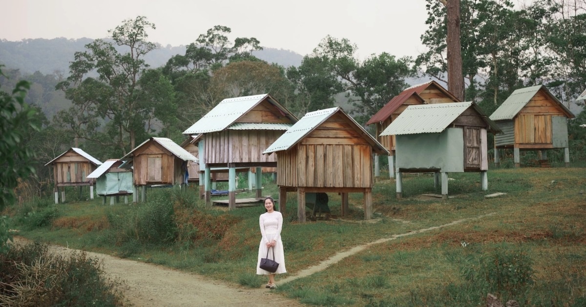Làng nhỏ ở Măng Đen bỗng gây sốt, giới trẻ đổ xô check-in cùng kho lúa
