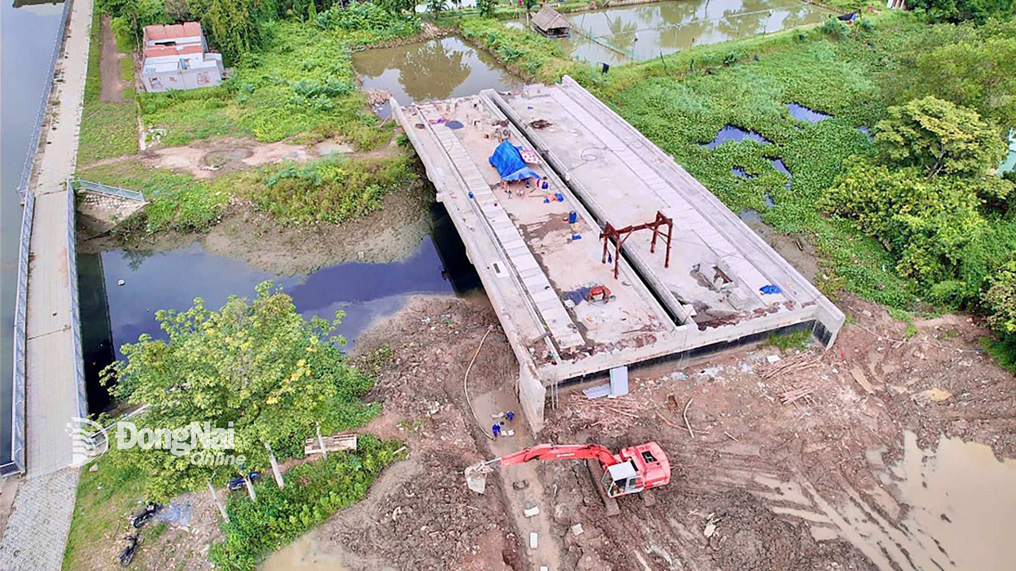 Dự án Đường ven sông Cái hiện đang cần quỹ đất lớn để bố trí tái định cư cho các hộ dân. Ảnh: Phạm Tùng
