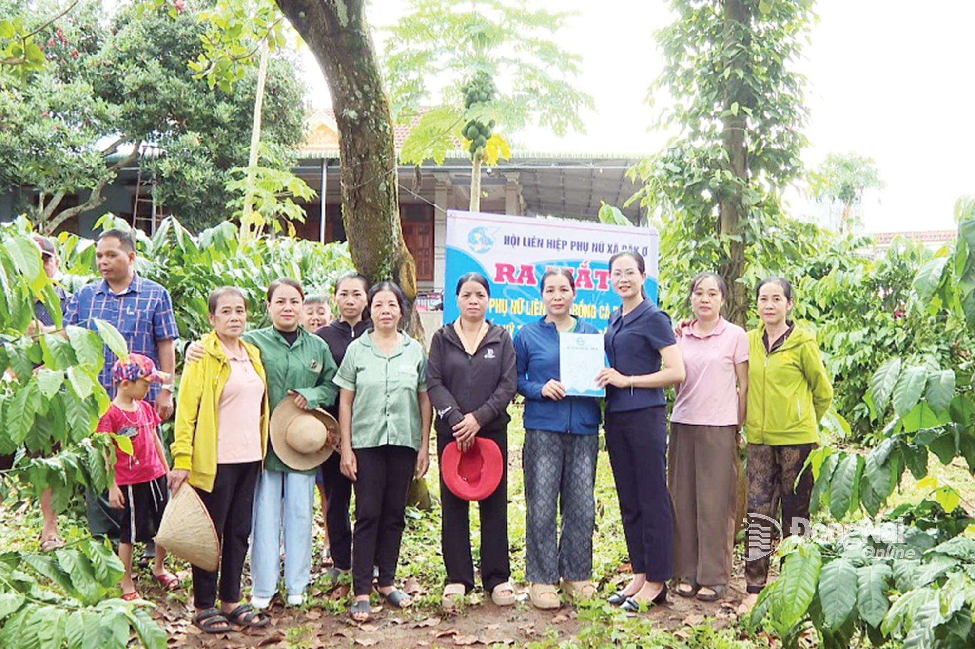 The Women's Coffee Growing Association of Village 3, Dak O Commune was established to meet the needs and aspirations of women members in the village. Photo: Thanh Nga   